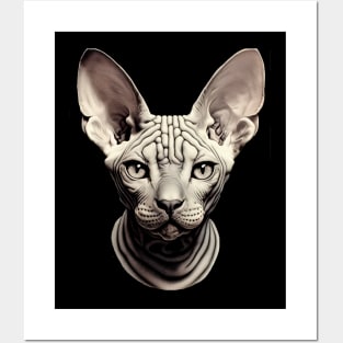 Sphynx cat Posters and Art